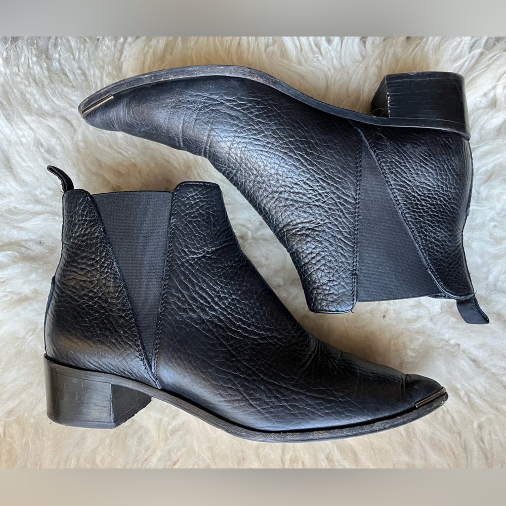 Acne Studios Jensen pebbled leather boots